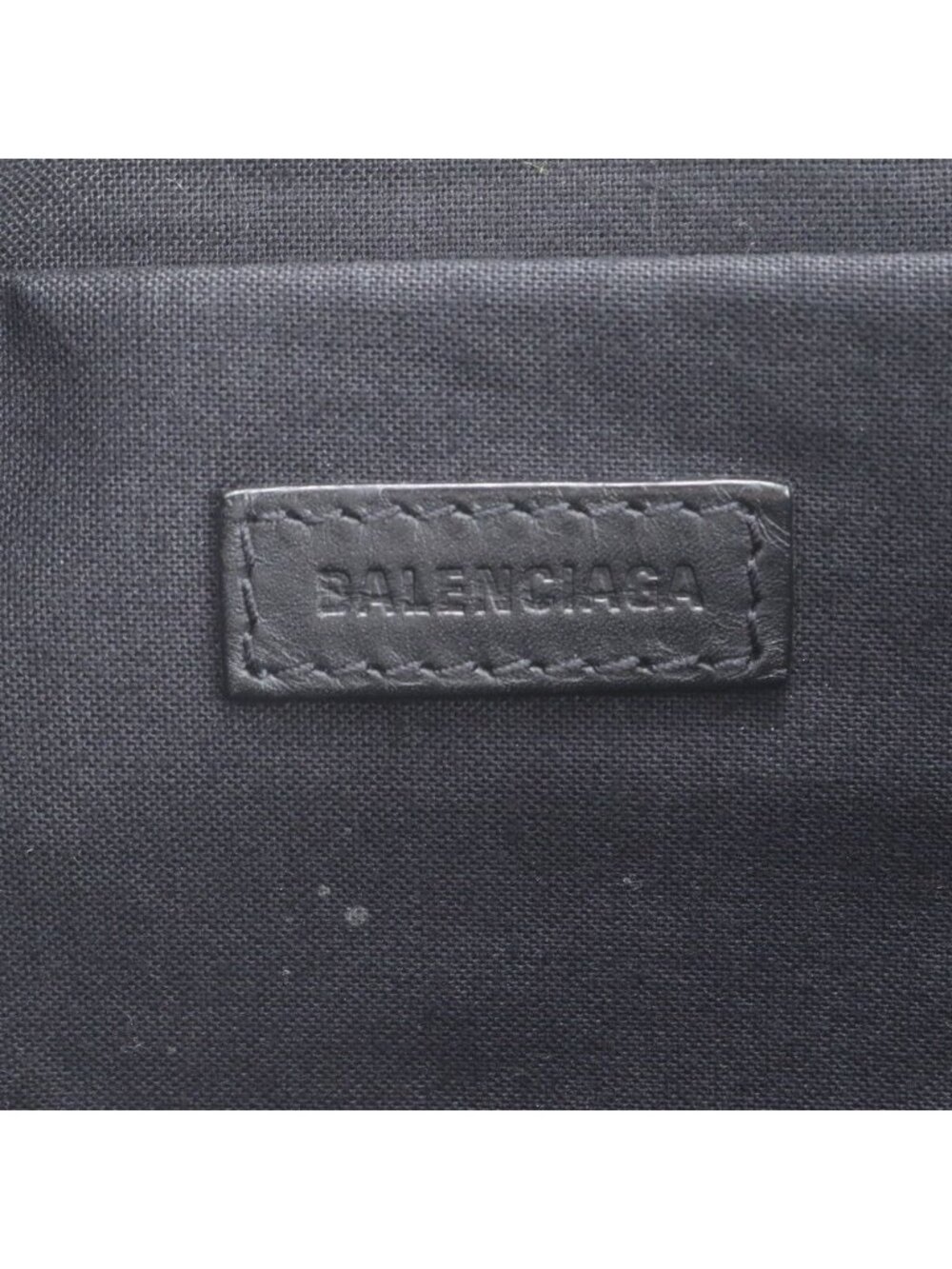 Balenciaga Navy Clip M Leather Clutch Pouch Business Mwe - Picture 7 of 8